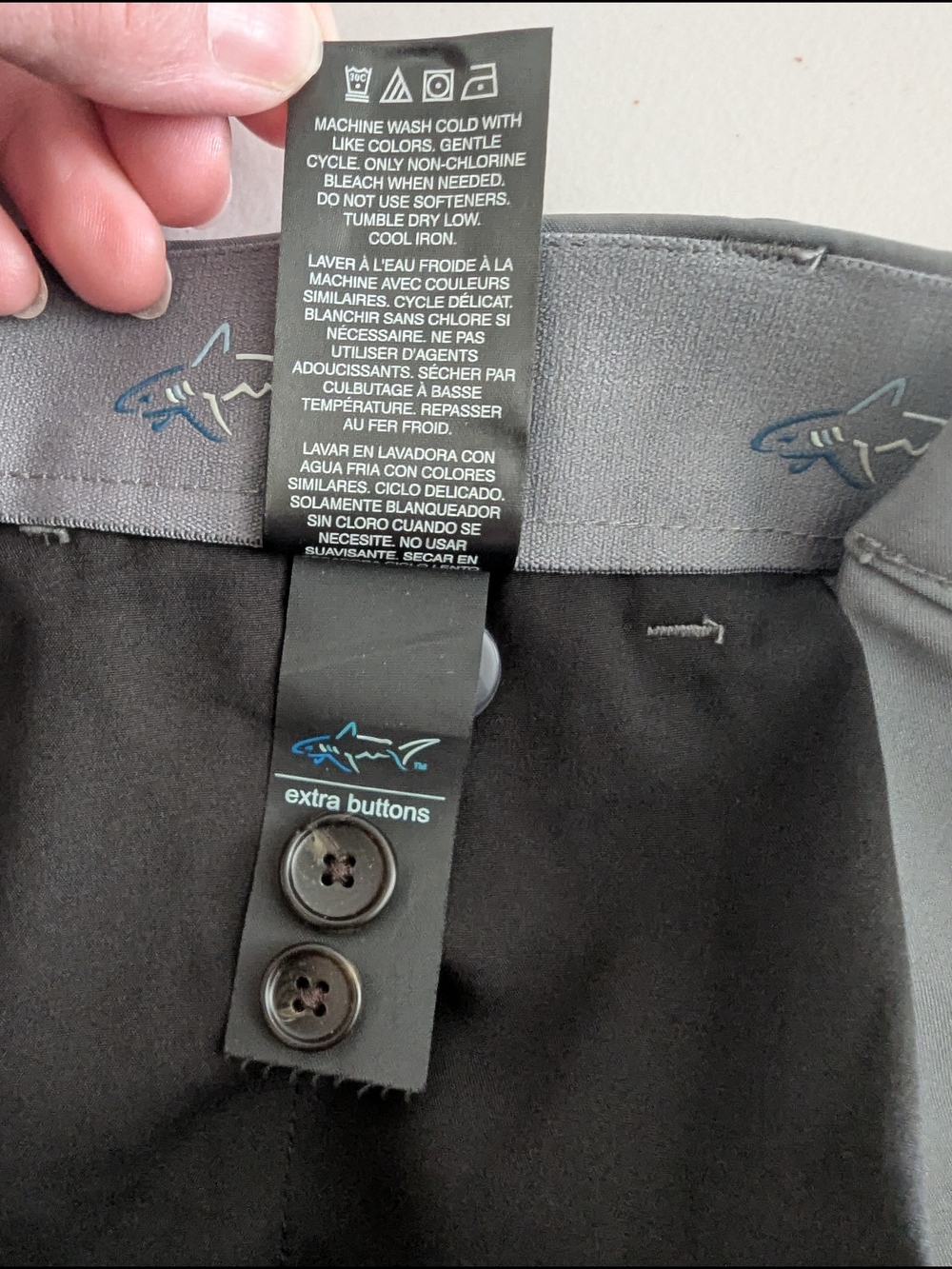 Greg Norman ML75 Microlux Golf Pants 36x32 Gray Performance Stretch Shark NWOT - Picture 7 of 8